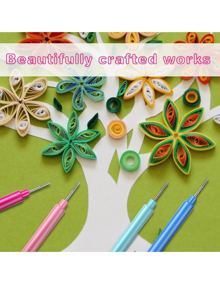 Kit de Herramientas de Quilling de Papel 24 Pcs Lusofie Kit de Herramientas de Quilling de Papel 24 Pcs Lusofie