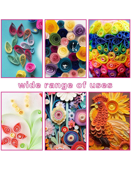 Kit de Herramientas de Quilling de Papel 24 Pcs Lusofie Kit de Herramientas de Quilling de Papel 24 Pcs Lusofie
