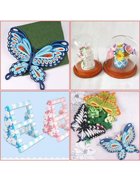 Kit de Quilling de Papel MDLUU con 1860 Tiras y 22 Herramientas Kit de Quilling de Papel MDLUU con 1860 Tiras y 22 Herramientas