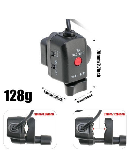 Control Remoto de Zoom Fotga para Camcorder Sony 8 Pines Control Remoto de Zoom Fotga para Camcorder Sony 8 Pines