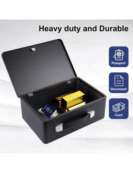 Caja de Seguridad Resistente al Fuego IUZIT S-102 32.5x22.1x11.4cm Caja de Seguridad Resistente al Fuego IUZIT S-102 32.5x22.1x11.4cm