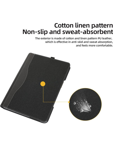 Funda para Surface Laptop Studio 2 14.4" PU Negra Funda para Surface Laptop Studio 2 14.4" PU Negra