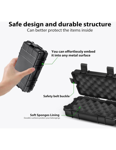 Caja Magnética para Llaves JINGTAO88 - Impermeable y Segura Caja Magnética para Llaves JINGTAO88 - Impermeable y Segura