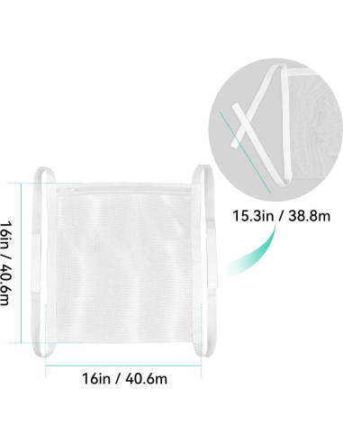 Paquete de 2 Bolsas de Secado para Zapatillas Yuntop 40x40 cm