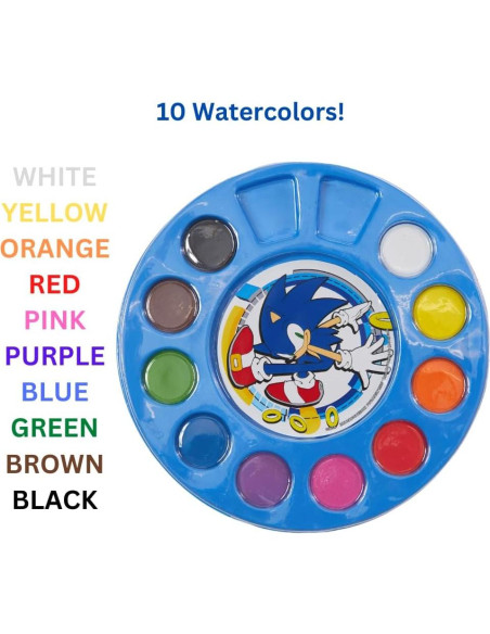 Conjunto de Arte Sonic The Hedgehog - 612 Piezas Creativas Conjunto de Arte Sonic The Hedgehog - 612 Piezas Creativas