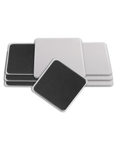 4 Piezas Deslizadores Reutilizables 12.7cm para Muebles en Alfombra