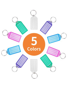 Etiquetas de Llave Cuttte 20 Pcs con Contenedor Reutilizable 2
