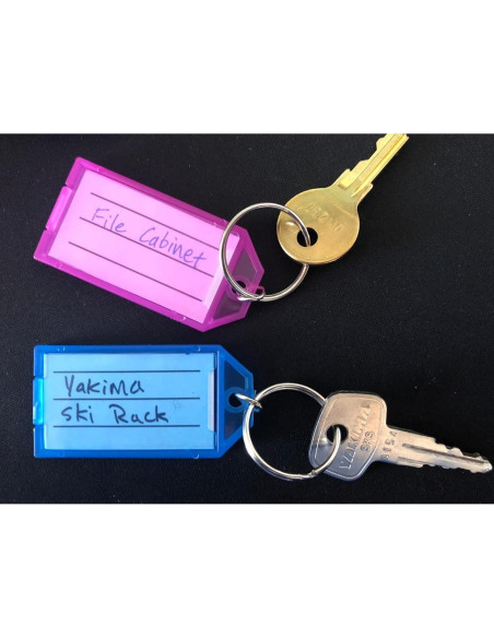 Etiquetas de Llave Cuttte 20 Pcs con Contenedor Reutilizable Etiquetas de Llave Cuttte 20 Pcs con Contenedor Reutilizable