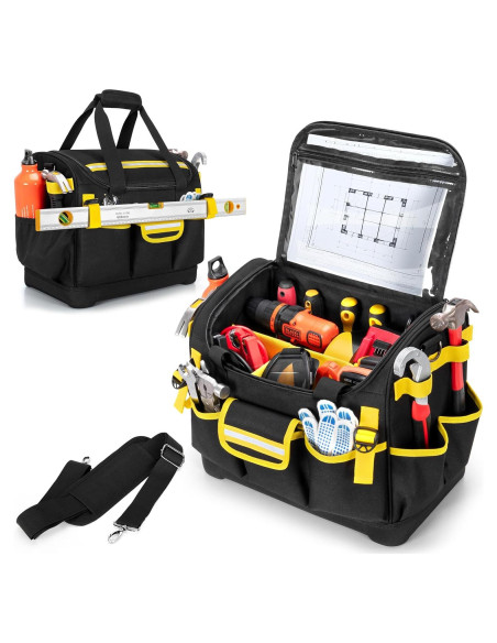 Bolsa Organizadora de Herramientas Trahzia 38.9x22.9x32cm Negra Bolsa Organizadora de Herramientas Trahzia 38.9x22.9x32cm Negra