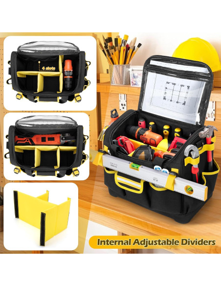 Bolsa Organizadora de Herramientas Trahzia 38.9x22.9x32cm Negra Bolsa Organizadora de Herramientas Trahzia 38.9x22.9x32cm Negra