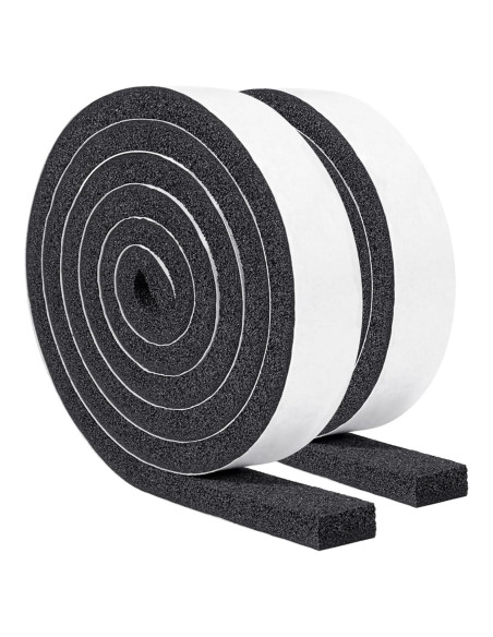 Cinta de Espuma Adhesiva Yotache 2Pcs 1" x 1/2" Aislamiento 3.96m Cinta de Espuma Adhesiva Yotache 2Pcs 1" x 1/2" Aislamiento 3.96m