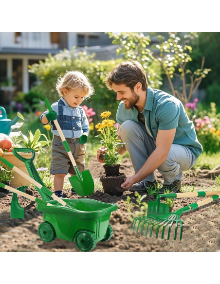 Juego de Herramientas de Jardinería Duckura 7 Piezas para Niños Juego de Herramientas de Jardinería Duckura 7 Piezas para Niños