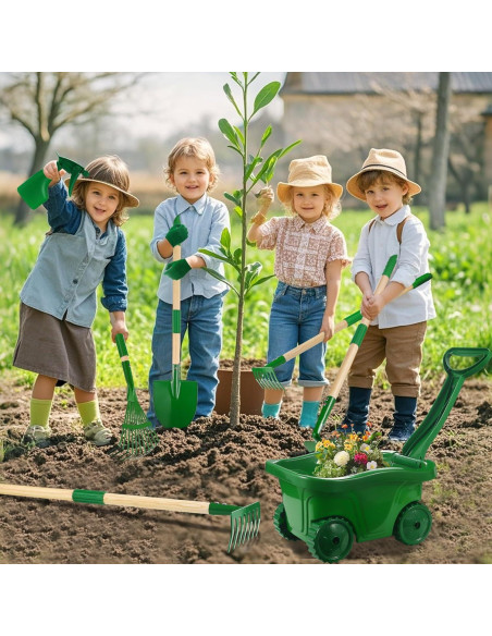 Juego de Herramientas de Jardinería Duckura 7 Piezas para Niños Juego de Herramientas de Jardinería Duckura 7 Piezas para Niños