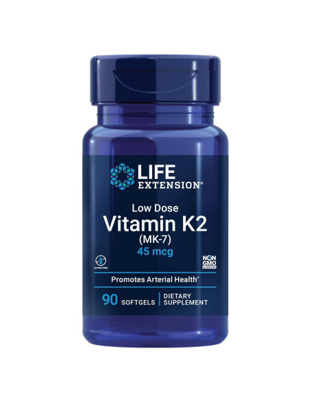 Suplemento Vitamina K2 y D3 Life Extension - 90 + 60 Gelatinas Suplemento Vitamina K2 y D3 Life Extension - 90 + 60 Gelatinas