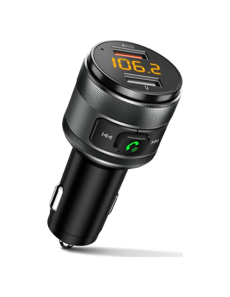 Transmisor FM Bluetooth 5.3 IMDEN para coche con 2 USB Transmisor FM Bluetooth 5.3 IMDEN para coche con 2 USB