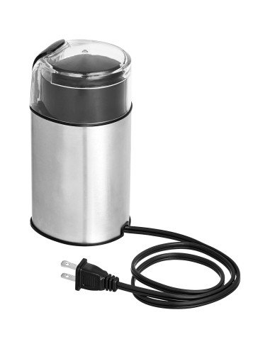 Molino de café eléctrico Amazon Basics 59.5g acero inoxidable