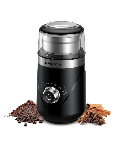 Molino de café eléctrico SHARDOR CG638B, silencioso, 70.87g Molino de café eléctrico SHARDOR CG638B, silencioso, 70.87g
