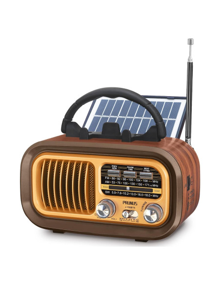 Radio Portátil PRUNUS J-150 AM FM Bluetooth Retro 0.54 kg Radio Portátil PRUNUS J-150 AM FM Bluetooth Retro 0.54 kg