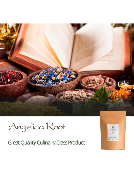 Té Orgánico de Raíz de Angélica 100g - Valley of Tea Té Orgánico de Raíz de Angélica 100g - Valley of Tea