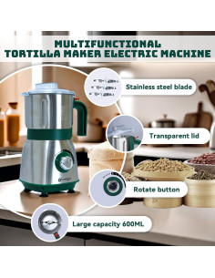 Molinillo de Especias Eléctrico FAOFER 500W 600ML Verde 2