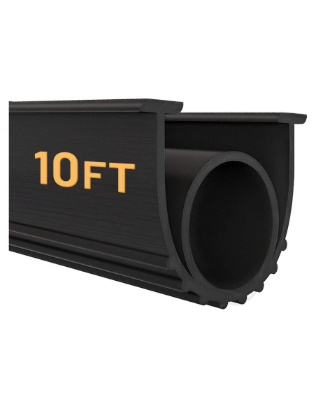 Kit de Sellos de Puerta de Garaje DGSL 3.05m Negro Universal Kit de Sellos de Puerta de Garaje DGSL 3.05m Negro Universal