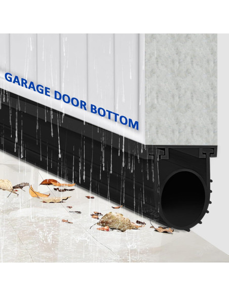 Kit de Sellos de Puerta de Garaje DGSL 3.05m Negro Universal Kit de Sellos de Puerta de Garaje DGSL 3.05m Negro Universal