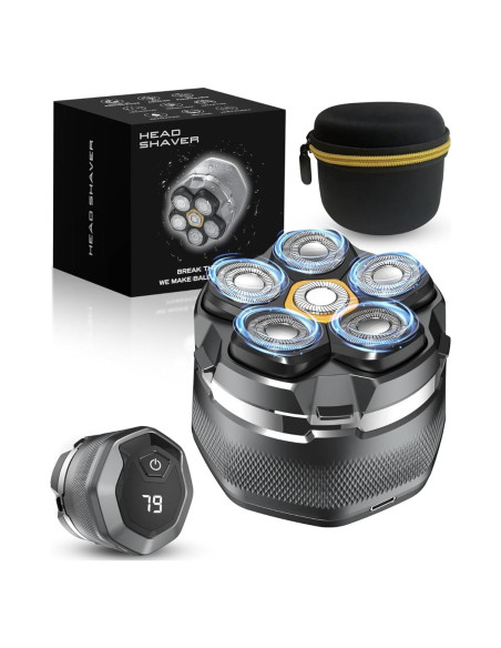 Afeitadora eléctrica Detona 6D impermeable IPX8 con USB-C Afeitadora eléctrica Detona 6D impermeable IPX8 con USB-C