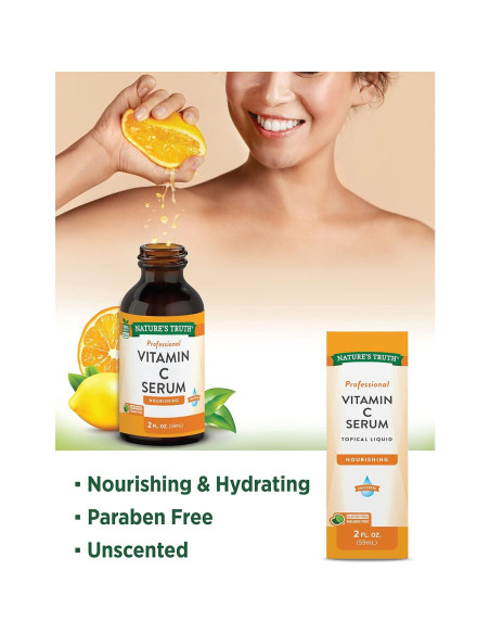 Suero de Vitamina C Nature's Truth 59 ml | Hidratante Facial Suero de Vitamina C Nature's Truth 59 ml | Hidratante Facial