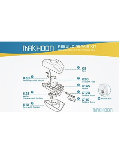 Kit de Reparación Makhoon para Limpiador Polaris 280
