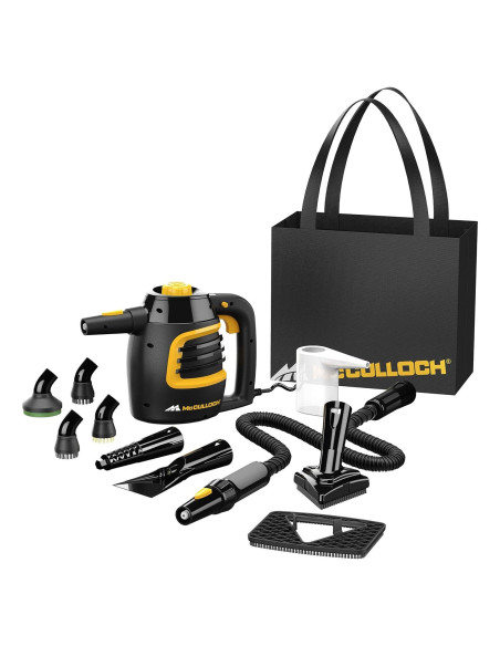 Limpiador de vapor McCulloch MC1230, 900W, 11 accesorios Limpiador de vapor McCulloch MC1230, 900W, 11 accesorios