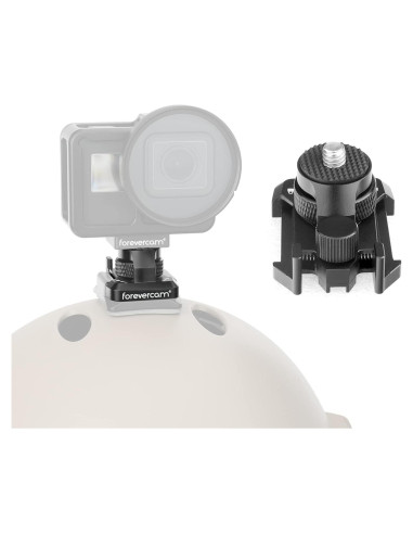 Soporte de Casco de Aluminio 360 Forevercam para GoPro Hero 13/12/11/10/9/8