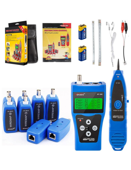 Probador de Cable NOYAFA CableTester 101 para Ethernet y Coaxial Probador de Cable NOYAFA CableTester 101 para Ethernet y Coaxial