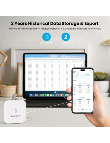 Estación Meteorológica Sainlogic SA3 WiFi con Pronóstico AI 24/7