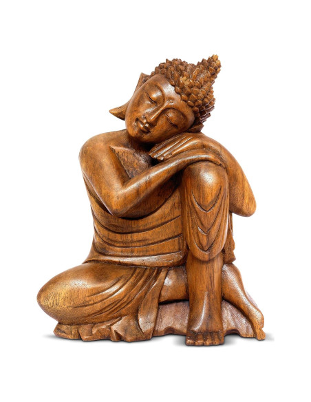 Estatua de Buda Durmiendo G6 Collection 21.6 cm Madera Hecha a Mano Estatua de Buda Durmiendo G6 Collection 21.6 cm Madera Hecha a Mano