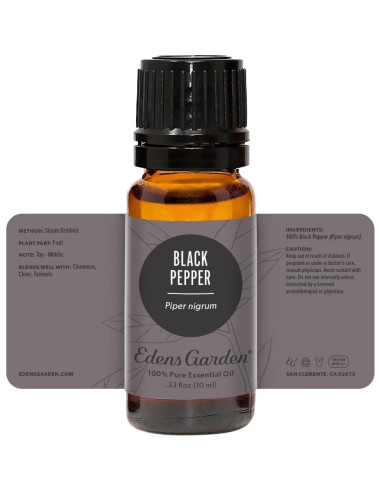 Aceite Esencial de Pimienta Negra Edens Garden 10 ml Puro