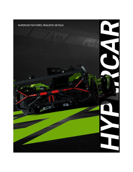 Modelo Hypercar Nifeliz S63 a Escala 1:8 con 3,699 Piezas Modelo Hypercar Nifeliz S63 a Escala 1:8 con 3,699 Piezas