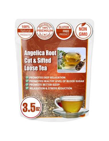Té suelto de raíz de angélica Scash 100g - Sabor Angélica