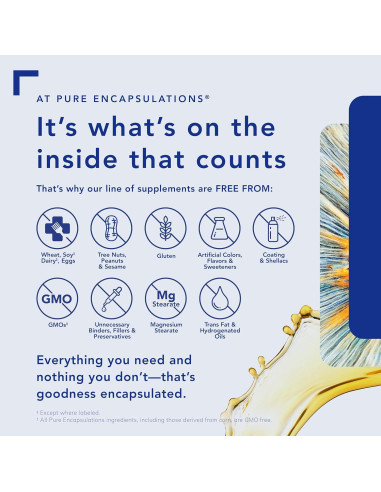 Vitamina D3 250 mcg Pure Encapsulations - 60 Cápsulas