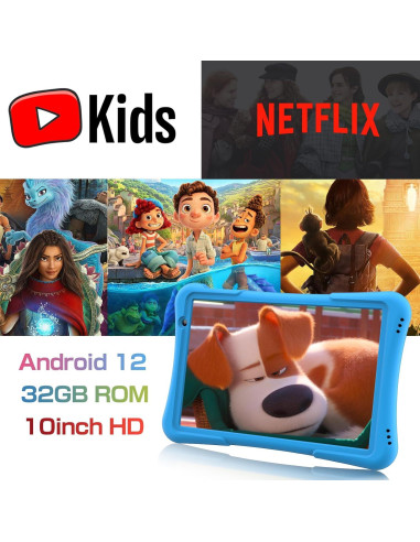 Tableta PRITOM TAB 10 para Niños 10.1" Android 12 32GB