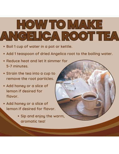 Raíz de Angélica Archangelica 99.22 g - Té Herbal Premium
