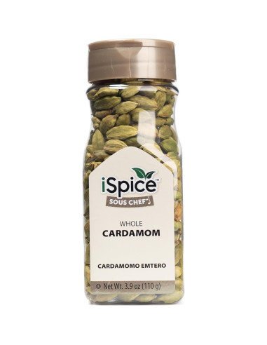 Semillas de Cardamomo Enteras iSpice 110g - Especia Aromática Kosher