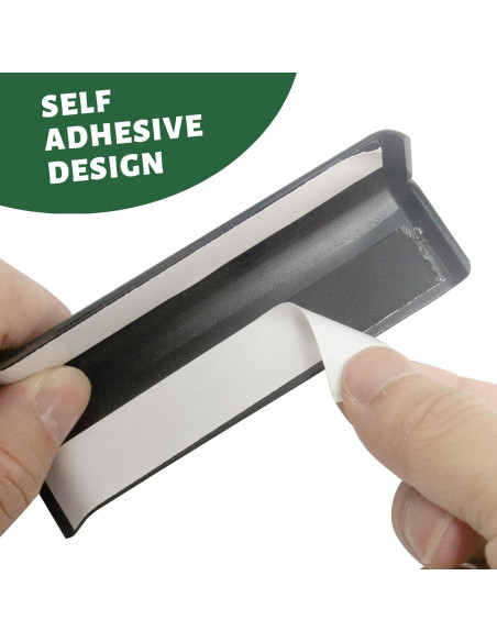 Bloques de Esquina Autoadhesivos GAMZAU 10cm Negros - 3 Internos + 3 Externos Bloques de Esquina Autoadhesivos GAMZAU 10cm Negros - 3 Internos + 3 Externos