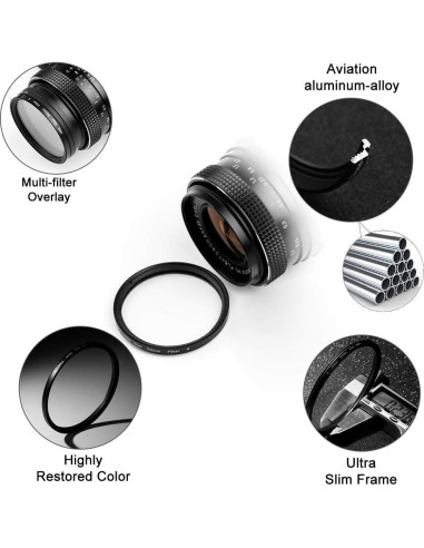 Kit de Filtros de Estrella 40.5mm X-SweetDream - 3 Piezas