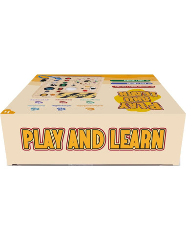 Tablero Ocupado Montessori Plus V2 - Juguete Sensorial 17x13.5cm