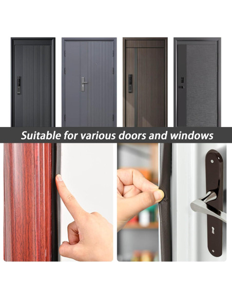 Tira de Sello Autoadhesiva Hungbak 6m x 1.5cm para Ventanas Tira de Sello Autoadhesiva Hungbak 6m x 1.5cm para Ventanas