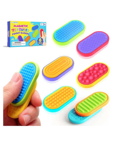Juguetes Sensoriales Antiestrés Magnéticos LESONG - 12 Piezas