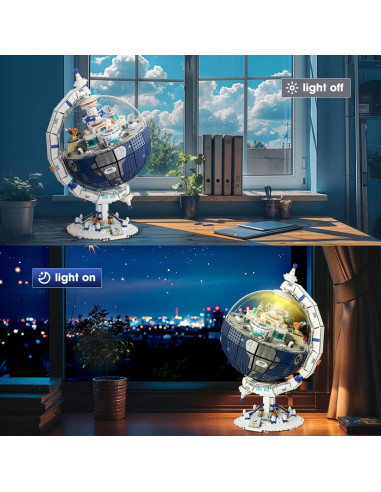 Set de Construcción Globo Estación Espacial NUTCRACKER 2803 Piezas
