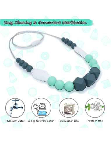 Collar Masticable Sensorial Silicona Flyaway para Niños y Adultos