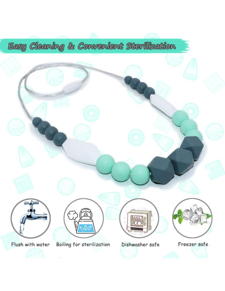 Collar Masticable Sensorial Silicona Flyaway para Niños y Adultos Collar Masticable Sensorial Silicona Flyaway para Niños y Adultos