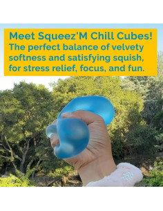 Cubo Antiestrés Squishy Squeez'M Toys - Alivio de Ansiedad 230g 2